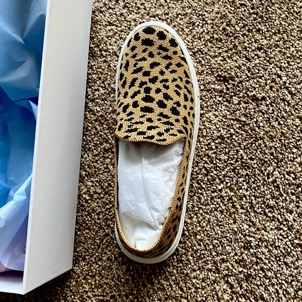 CECELIA slip on leopard sneakers